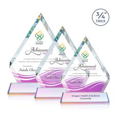 Apex Full Color Prismatic on Newhaven Base Crystal Award - Corporate Awards