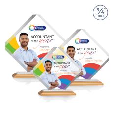 Toulon Full Color/White Bamboo Award - Corporate Awards