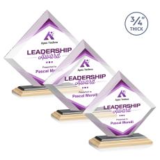 Belaire Full Color/Black Bamboo Award - Corporate Awards