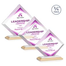 Belaire Full Color/White Bamboo Award - Corporate Awards