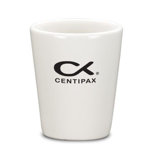Corporate Recognition Gifts - Etched Barware - Stoke Ceramic Shot  - Imprinted