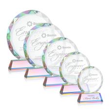 Stratford Prismatic Circle Crystal Award - Corporate Awards