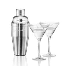 Connoisseur Shaker & Connoisseur Martini Set - Etched Barware