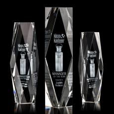 Employee Gifts - President 3D Obelisk Crystal Award