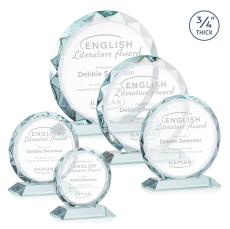 Centura Clear Circle Crystal Award - Corporate Awards
