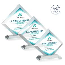 Belaire Full Color Clear Crystal Award - Corporate Awards