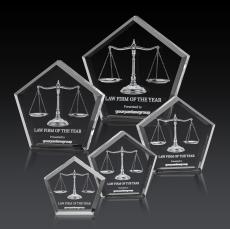 Genosee 3D Crystal Award - Corporate Recognition Gifts