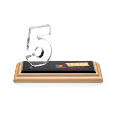 Northam Anniversary Full Color/Black Number Bamboo Award - Sales Awards