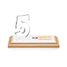 Northam Anniversary Full Color /White Number Bamboo Award - Sales Awards