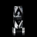 Delta 3D Clear on Base Obelisk Crystal Award