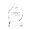 Preswick Flame on Base Crystal Award