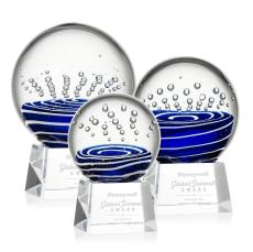 Tranquility Clear on Robson Base Spheres Glass Award - Corporate Awards