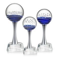 Tranquility Clear on Wilshire Base Spheres Glass Award - Corporate Awards