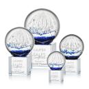 Starburst Clear on Granby Base Spheres Glass Award