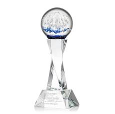Starburst Clear on Langport Base Spheres Glass Award - Modern Awards