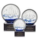 Starburst Black on Paragon Base Spheres Glass Award