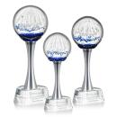 Starburst Clear on Willshire Base Spheres Glass Award