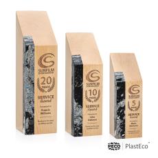 Verde PlastEco Charcoal Obelisk Wood Award - Modern Awards