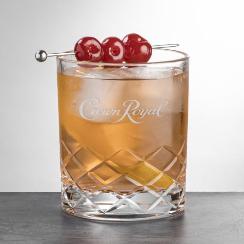 Corporate Recognition Gifts - Etched Barware - Durham OTR - Deep Etch