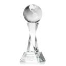 Globe Clear on Langport Base Spheres Crystal Award