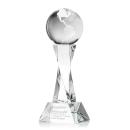 Globe Clear on Langport Base Spheres Crystal Award
