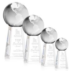 Globe Spheres on Novita Base Crystal Award - Corporate Awards