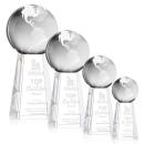 Globe Spheres on Novita Base Crystal Award