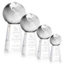 Globe Spheres on Novita Base Crystal Award
