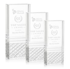 Hilldale Rectangle Crystal Award - Corporate Awards