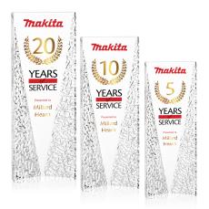 Navarro Full Color Obelisk Crystal Award - Corporate Awards