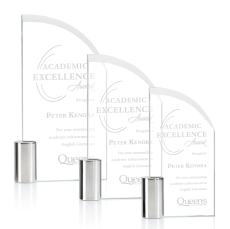 Kingsford Arch & Crescent Crystal Award - Metal Awards