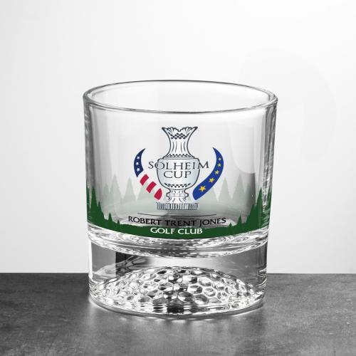 Corporate Recognition Gifts - Etched Barware - Fairway Golf OTR - Full Color