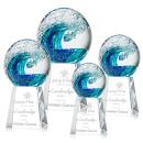 Surfside Spheres on Celestina Base Glass Award