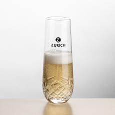 Templeton Stemless Flute - Imprinted - Etched Barware