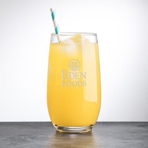 Corporate Recognition Gifts - Etched Barware - Gibson Hiball - Deep Etch