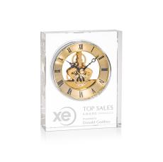 Ashland Clock - Gold Dial - Crystal Gifts