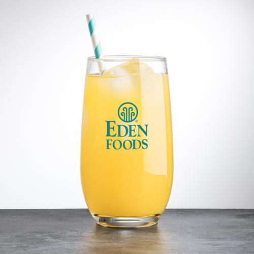 Corporate Recognition Gifts - Etched Barware - Gibson Hiball - Imprinted