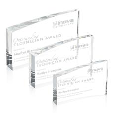 Hayes Rectangle Crystal Award - Corporate Awards
