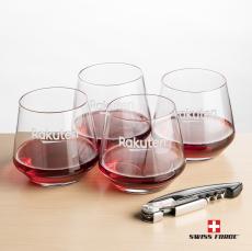 Swiss Force Opener & Tucson Stemless Wine - Corporate Recognition Gifts