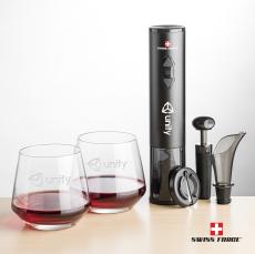 Swiss Force Opener Set & Tucson Stemless Wine - Corporate Recognition Gifts