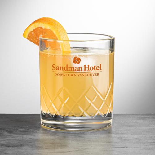 Corporate Recognition Gifts - Etched Barware - Heceta OTR - Imprinted