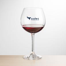 Burlington Burgundy Wine - 23oz - Imprinted - Wine Glasses