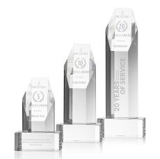 Ashford Obelisk on Clear Base Crystal Award - Corporate Awards