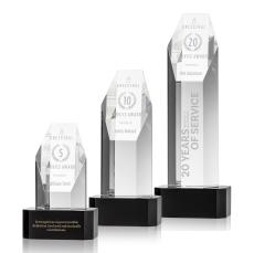 Ashford Obelisk on Black Base Crystal Award - Corporate Awards
