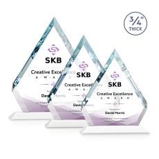 Apex Full Color White Crystal Award - Corporate Awards