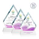Apex Full Color White on Newhaven Base Crystal Award