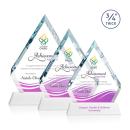 Apex Full Color White on Newhaven Base Crystal Award