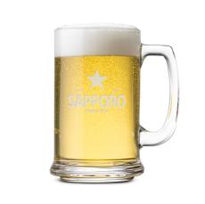 Clarion Beer Stein - Deep Etch - Etched Barware