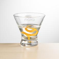 Rideau Stemless Martini - Deep Etch - Etched Barware