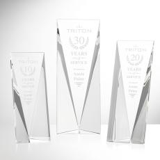 Columbus Obelisk Crystal Award - Crystal Pillar Awards